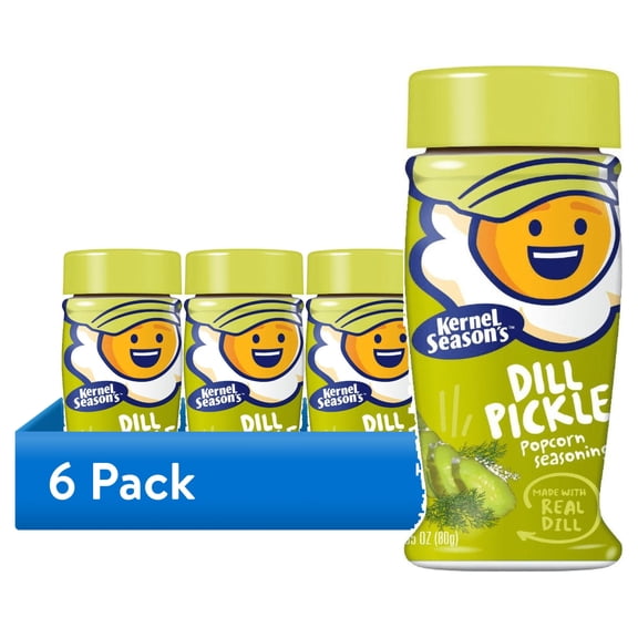 (6 pack) Kernel Season's Dill Pickle Popcorn Seasoning, 2.85 Ounces