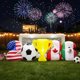 thumbnail image 1 of Inflable de fútbol bbioc 210 x 88 cm con luces LED 2026, 1 of 7