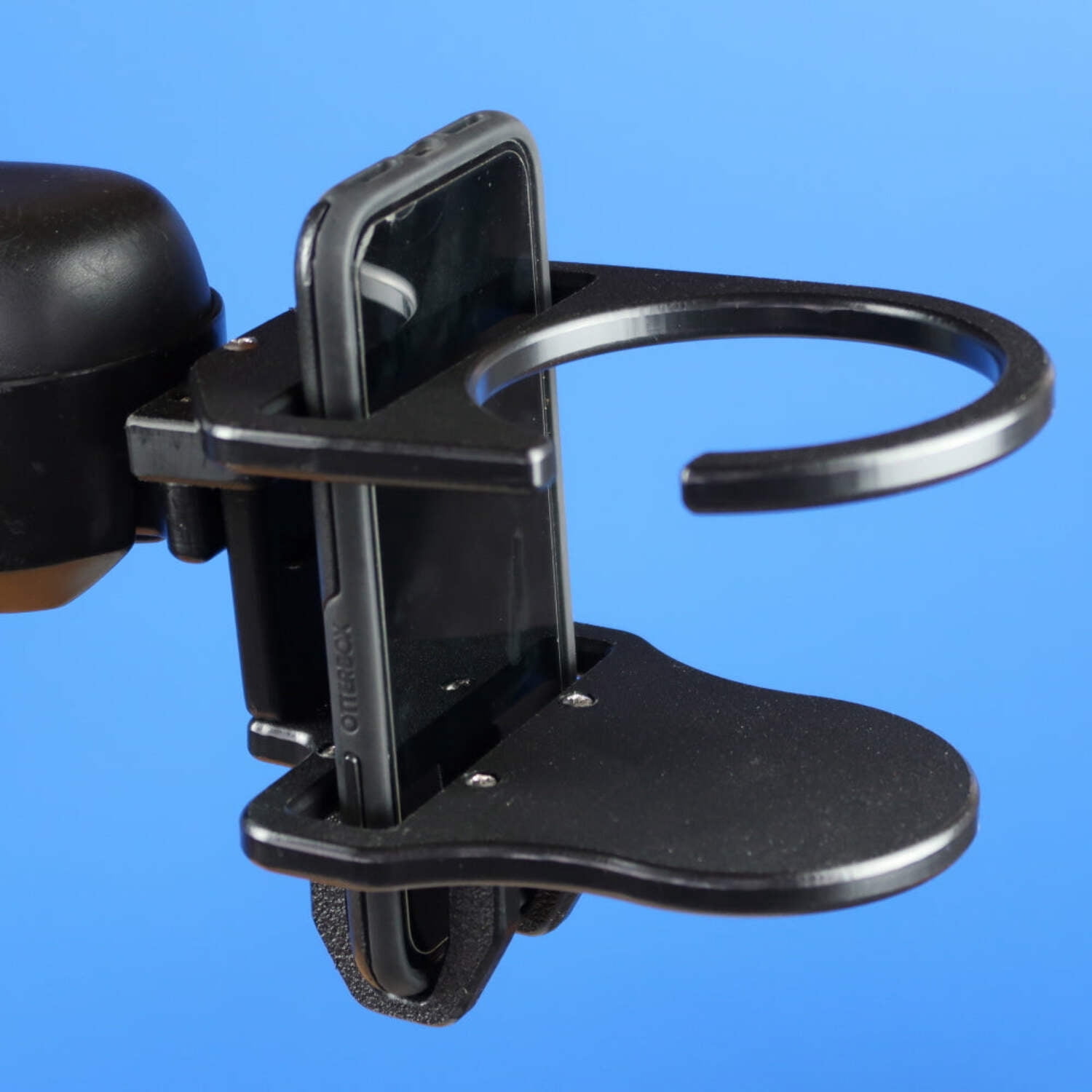 Powerchair Combo Large Drink Holder/Smart Phone Holder | W0014CA Chair Model: Pride Jazzy