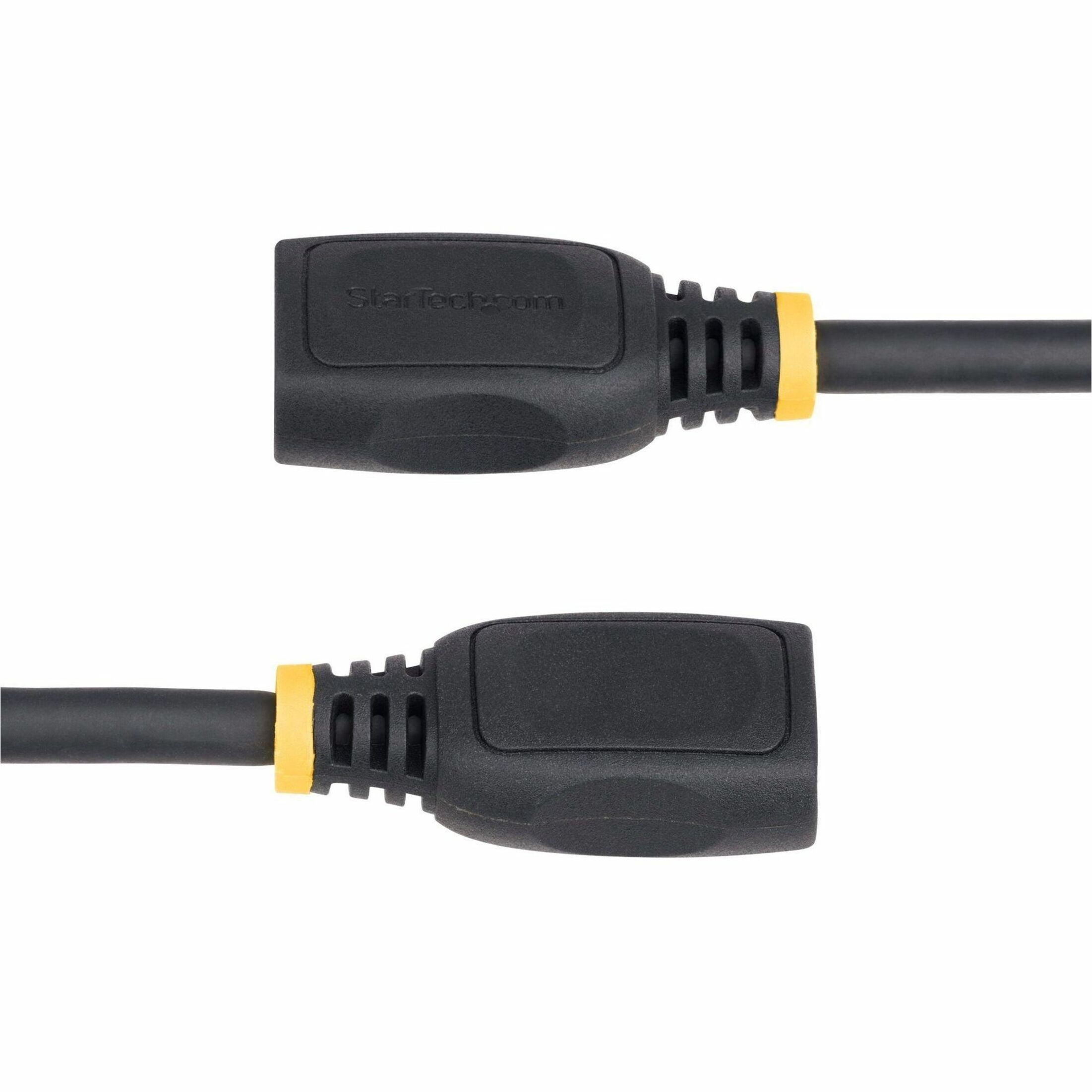 StarTech 3.3ft 1m HDMI 2.0 Extension Cable HD2MF3FL