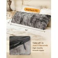 thumbnail image 3 of ANHXN Fluffy Bubble Body Pillow –Plush Body Pillow for Sleeping & Lounging, Dual-Sided Soft Cover with Adjustable Memory Foam Filling,, 3 of 5