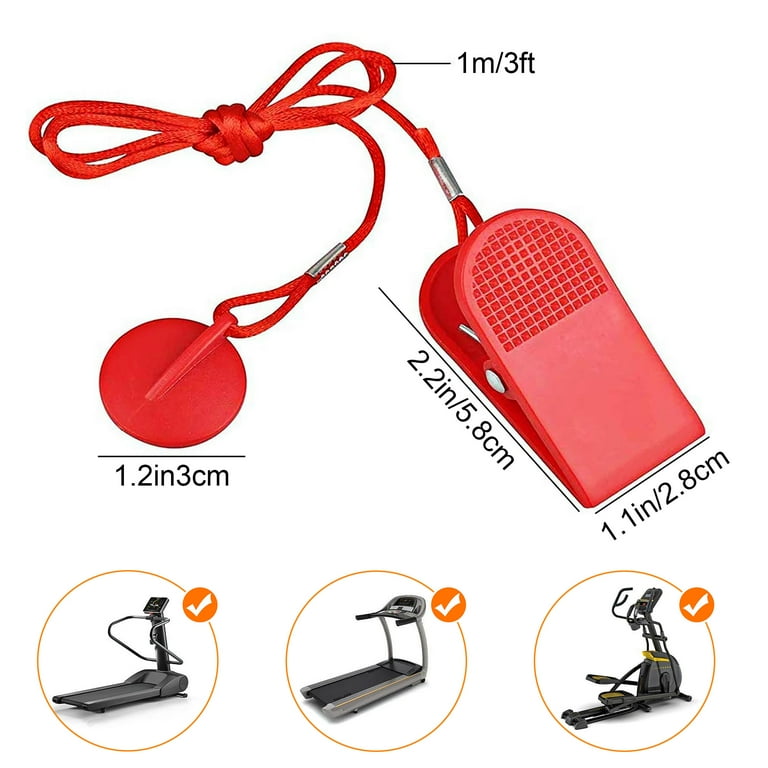 EEEkit Treadmill Safety Key Universal Running Treadmills Magnet Safety Lock
