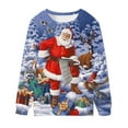 thumbnail image 1 of Blusas y camisas de manga larga con cuello redondo para hombre, sudaderas informales de Navidad y Halloween, jersey con estampado de cuello redondo, jersey para fiestas, celebraciones y eventos, blusa, 1 of 3