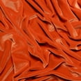 thumbnail image 2 of Ice Fabric Stretch Velvet Fabric by the Yard - 60" Wide Soft Stretchy Fabric for Sewing Clothes, Apparel, Costume, Crafts - 90% Polyester 10% Spandex - Orange - 15 Yards, 2 of 7