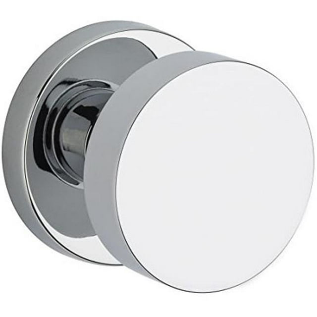 Baldwin PVCONCRR260 Bouton de Porte de la Vie Privée Moderne avec Rose Ronde Moderne - Chrome Poli