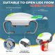 thumbnail image 3 of Automatic Electric Jar Opener - One-Touch, High Torque Can Opener for Arthritis & Weak Hands, Convenient Kitchen Gadget for Seniors Gift, 3 of 5