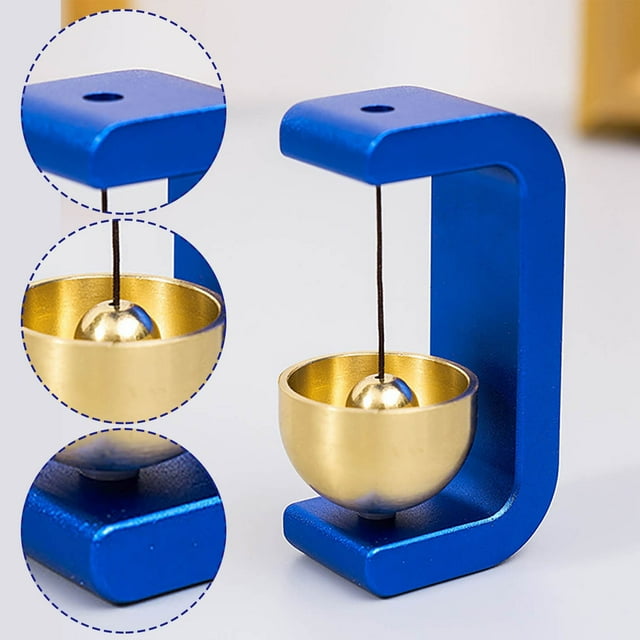 Timbre de puerta Dopamine Campana de viento | Campana de recordatorio de entrada de succión | Timbre decorativo de aleación de latón para puertas de seguridad y refrigeradores, cafetería
