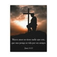 thumbnail image 2 of Scripture Walls Juan 15:13 Greater Love Soldier Spanish Christian Wall Art Print Ready to Hang Unframed, 2 of 13