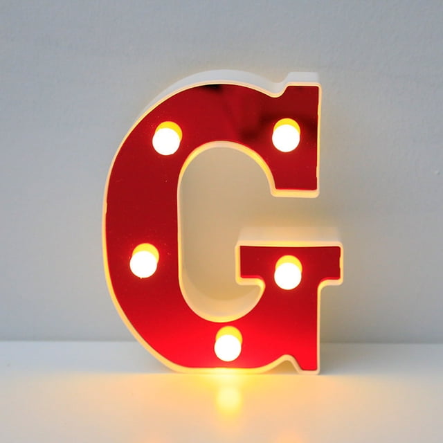 Desktop Decor Fashion LED Subtitle Lamp LED Lamp Life Is Long Long Term Use Without Heat. Get The Best Decorative Effect LED Letter Lights Light Up Plastic Letters Standing Hanging