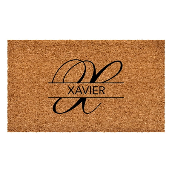 Calloway Mills 111061729 Xavier Personalized Doormat 17" x 29"