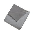 thumbnail image 4 of HOMETRENDS 3-Piece Grey Chambray Duvet Cover Set, Double/Queen, 4 of 5