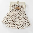 thumbnail image 2 of Tisuna Jacket For Toddler Girls Leopard Print Loong Sleeve Hooded Coat Leisure Soft Winter Kids Daily Wear White Size 12-18 Months, 2 of 5