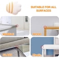 thumbnail image 4 of Protector de esquinas para bebés, paquete de 4 protectores de silicona para mesa, protectores de esquinas suaves y seguros para bebés., 4 of 5