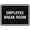 Black, variant on Signs ByLITA Classic Framed Employee Break Room Sign - Easy Installation | Durable Wall or Door Sign (Black) - Small