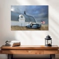 thumbnail image 2 of Elephant Stock Let Freedom Reign Wall Art - Horizontal Canvas Wall Art - Living Room Wall Decor - Architecture Canvas - Blue And Yellow Decor By Lori Deiter - 24" x 16", 2 of 8