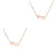 thumbnail image 4 of Sonducket Carta Amistad Collar DIY Creativo Chic con Display Card Charm Colgante para Lover Festival Gifts Rose Gold Virgo Virgo 2piezas Sonducket CBP300717, 4 of 6