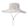 thumbnail image 1 of UPF 50 Boonie Hat - Camouflage Chapeau de Protection Solaire Chapeau de Pêche Plage & Chapeau de Randonnée Pagayer Kayak Chapeau avec le Cordon Élastique, 1 of 10