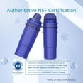 thumbnail image 2 of AQUA CREST CF10A Water Filter Replacement for Pur® Plus Pitcher Water Filter, CRF950Z, PPF951K, PPF900Z, PPT700, PPT111, CR1100, DS1800 and All Pur® Pitchers and Dispensers, NSF Certified, 4 Pack, 2 of 9