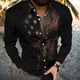 thumbnail image 1 of Camisas hawaianas a rayas, camisas de moda para hombre, blusas playeras de manga larga, camisas de rejilla, ropa para hombre, blusas con cuello vuelto, 1 of 6