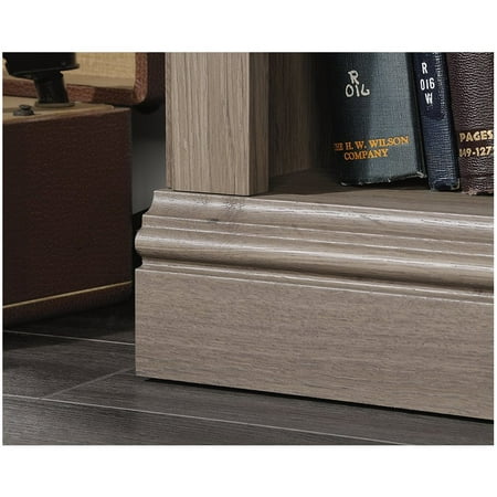 Sauder Select 3 Shelf Bookcase In Salt, Sauder 3 Shelf Bookcase Estate Black