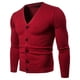thumbnail image 2 of Suéter de otoño nuevo, tejido de punto, primavera, manga larga, cuello en V, suéter de talla grande, abrigo, chaquetas tipo cárdigan para hombre, 2 of 5