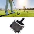 thumbnail image 1 of Waterproof Embroidered Putter Head Cover, PU Portable Club Storage Bag with Soft Plush Lining for Golf Enthusiasts, 1 of 7