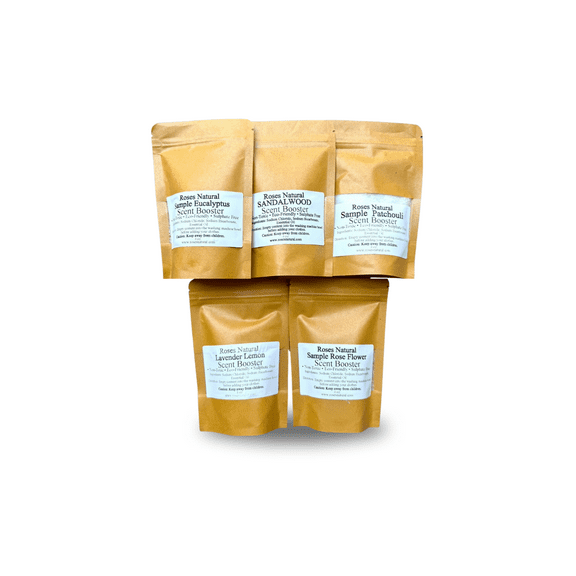 Roses Natural Laundry Scent Booster - Discovery Kit 5 Packs, each 4 Oz