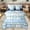 Blue Teal, variant on Erosebridal Happy Camping Bedding Comforter Set 7pcs For Boys Girls,Kids Teens Blue Teal Cabin Queen Bedding Sets,Navy Blue Reversible,Breathable Home Decor