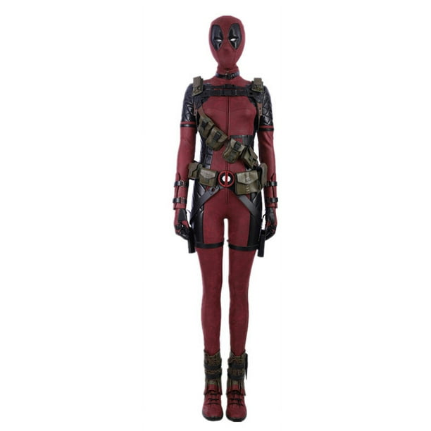 Disfraz de Deadpool de Marvel, traje de Wade Wilson para adultos, Cosplay de Deadpool, zapatos, accesorios, disfraz de Halloween