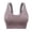Bras 214#Purple, variant on WAYUTE Womens Sports Bras Adjustable Straps Large Size without Underwire and Detachable Underwear Solid Color Yoga Underwear