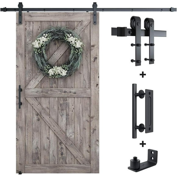 HWZWT 2 ft. barn door hardware kit 2 ft. barn door hardware kit