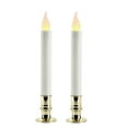 thumbnail image 2 of Tupkee Flickering LED Window Candles  Set of 2 Battery-Operated Flameless Christmas Candles with Flickering Flame & Timer for Holiday Window & Home Decoration, 2 of 2