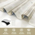 thumbnail image 4 of Driftaway Chris Linen Lined Valance Double Layer Thermal Insulated Blackout Window Valances 3 Inch Rod Pocket Vertical Striped Kitchen Valance for Bathroom 52 Inch by 14 Inch Camel Beige, 4 of 8