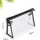 thumbnail image 2 of Lojalitet Pack de 2 neceseres transparentes, neceseres de PVC impermeables, ideal para bolsas de líquidos, equipaje de mano, neceser transparente con borde negro para vacaciones, viajes, baño, 2 of 6