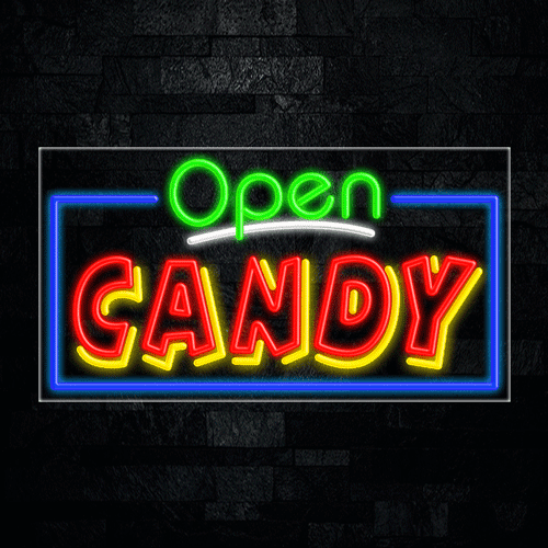 Candy LED Neon Sign 33"L x 18"H 35476