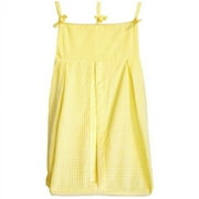 Seed Sprout Basics Gingham Diaper Stacker, Yellow