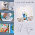thumbnail image 3 of Evideco French Home Goods Island Toilet Brush and Holder with Toilet Brush, Multicolor, 3 of 7
