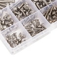 thumbnail image 4 of Premium 304 Stainless Steel Self-Tapping Screws Assortment Kit - M3, M4, M5 Pan Head with Anti-Over Tightening Design, Ideal for Wood, Metal, and Plastic Applications, Includes 240 Pieces and Storage, 4 of 6