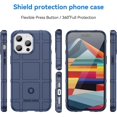 thumbnail image 2 of for Apple iPhone 15 Pro Case for Man, Heavy Duty Shockproof Phone Case Support Wireless Charging Cover for iPhone 15 Pro HD Blue, 2 of 16