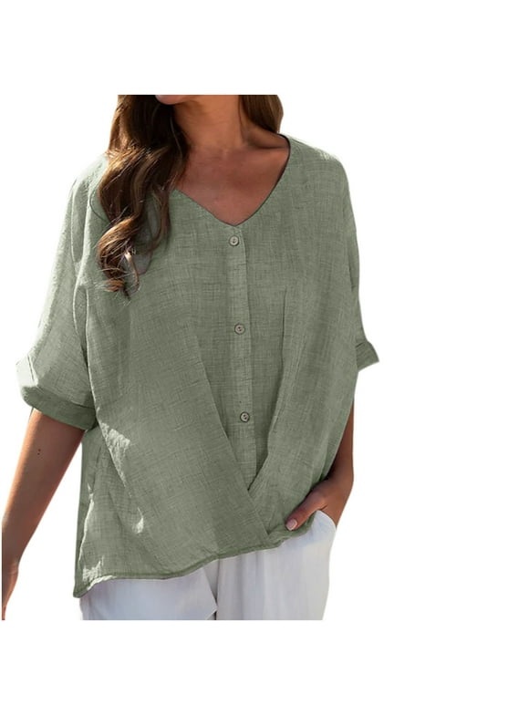 Gauze Tunic Tops