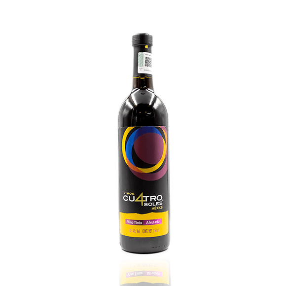 Pack De 3 Vino Tinto Cuatro Soles Afrutado 750Ml