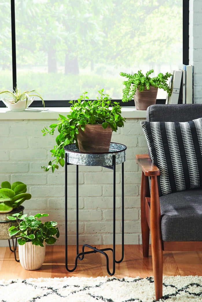 Better Homes & Gardens 12.6 in Galvanized Metal Cylinder ...