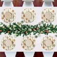 thumbnail image 7 of Ryvnso Autumn Trees Pattern Round Plate Mats Dining Table Placemat Set of 4 for Holiday Decoration, 7 of 7