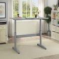 thumbnail image 6 of Furniture of America Glenda Metal Adjustable Long Standing Desk in Gray, 6 of 13