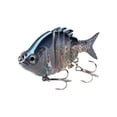 thumbnail image 2 of Bassdash SwimPanfish 2.5”/0.34oz Hard Bluegill Swimbaits Multi Jointed Topwater Trout Bass Fishing Crank Lure for Freshwater and Saltwater, 2 of 8