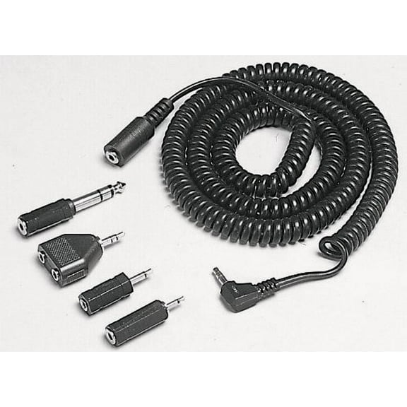 ELECTROVISION - 3.5mm Headphone Extension Lead Kit, 6m Black