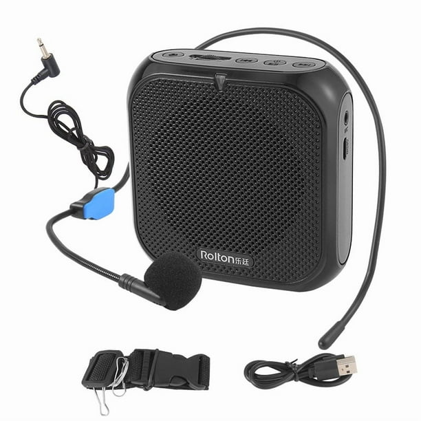 Amplificador de Voz PortáTil, MegáFono con Altavoz MicróFono MegafoníA Personal para AmplificacióN