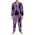 thumbnail image 3 of Naloa Funny Goose Men’s Pajamas Set - Long Sleeve Button Down Sleep Shirt and Pajama Bottoms Sleepwear Set-Medium, 3 of 7