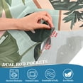 thumbnail image 3 of Yayeee Kitchen Curtains Tier Pair Light Filtering 27"x24" Rod Pocket Short Cafe Window Panel, Pink Sleeping Cat, 3 of 7