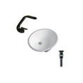 thumbnail image 1 of DROP Bath and Kitchen DR091104 Undermount Bathroom Sink Set, 1 of 4